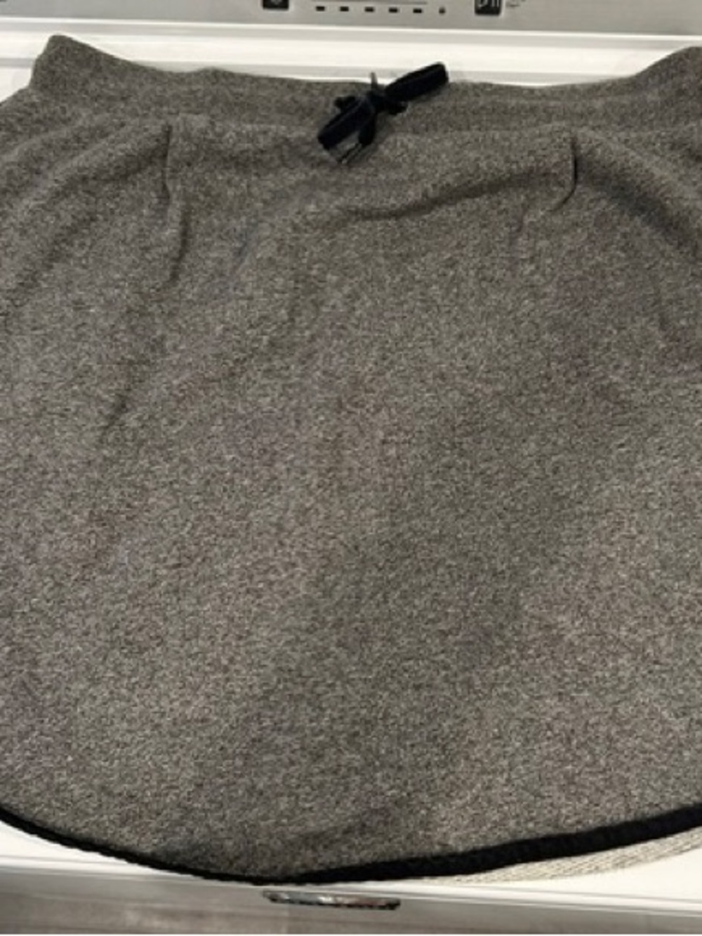 Madewell Gray Mini Sweatshirt like Skirt size large